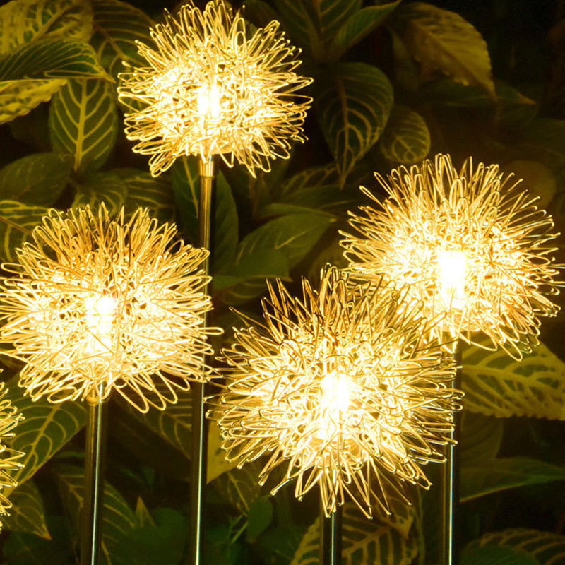 Duckkoko Waterproof Solar Flower Lights for Courtyard Pathway Flowerbed Patio Lawn Décor