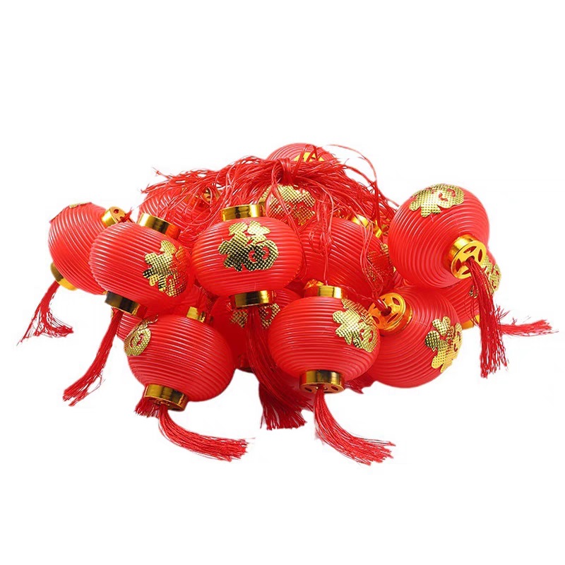 Duckkoko Red Lantern String Lights Hanging Lanterns Christmas Decoration - Image 6