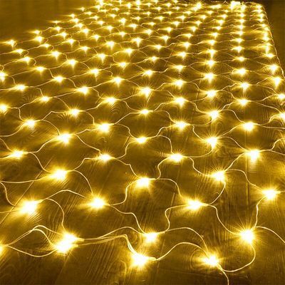 Duckkoko 20Ft x 13Ft Net Lights Outdoor Mesh Lights Plug in Waterproof for Party Garden Backyard Wall Bush Decor - Image 6