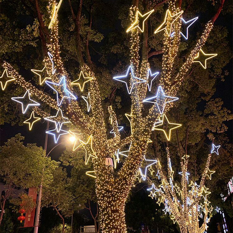 Duckkoko Solar Power Multi-Colored String Lights Waterproof Outside Garden Bedroom Christmas Tree Decorations - Image 2