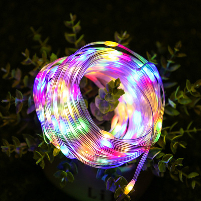 Duckkoko Led Solar Small Colorful Lights Flashing Lights String Lights Outdoor Waterproof Tree Lights - Image 8