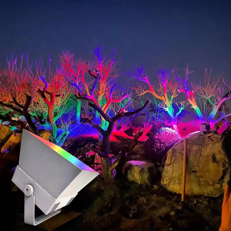 Duckkoko Smart LED Flood Light Outdoor Color Changing Floodlights - Image 2