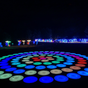 Duckkoko LED round gravity sensing floor tile light stage floor light