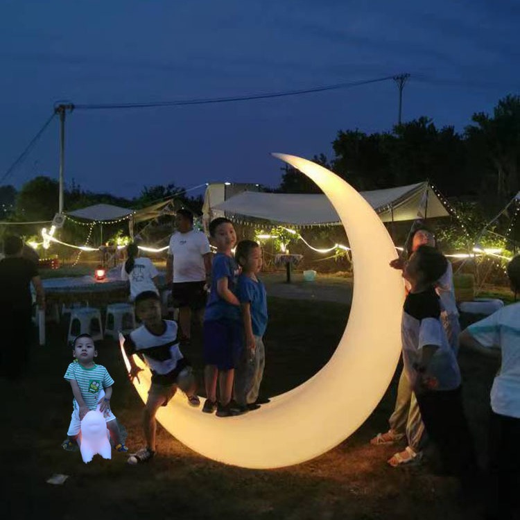 Duckkoko Outdoor luminous moon lamp waterproof floor-standing large five-pointed star camping decoration - Image 5
