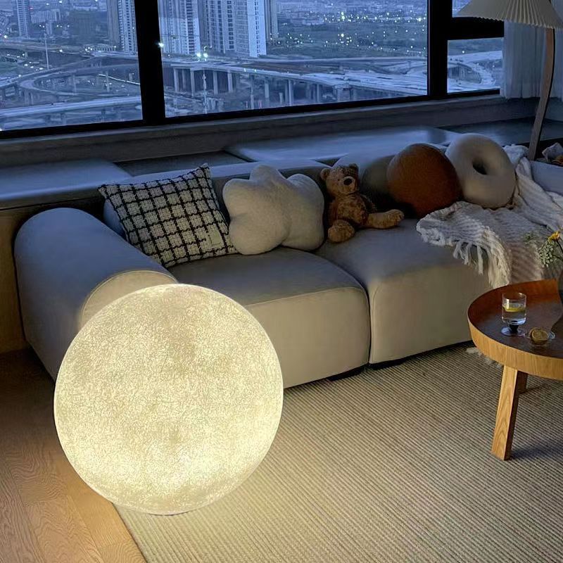 Duckkoko Moon Lamp Atmosphere Lamp Bedroom Romantic Warm Living Room Balcony Courtyard Moon Table Lamp
