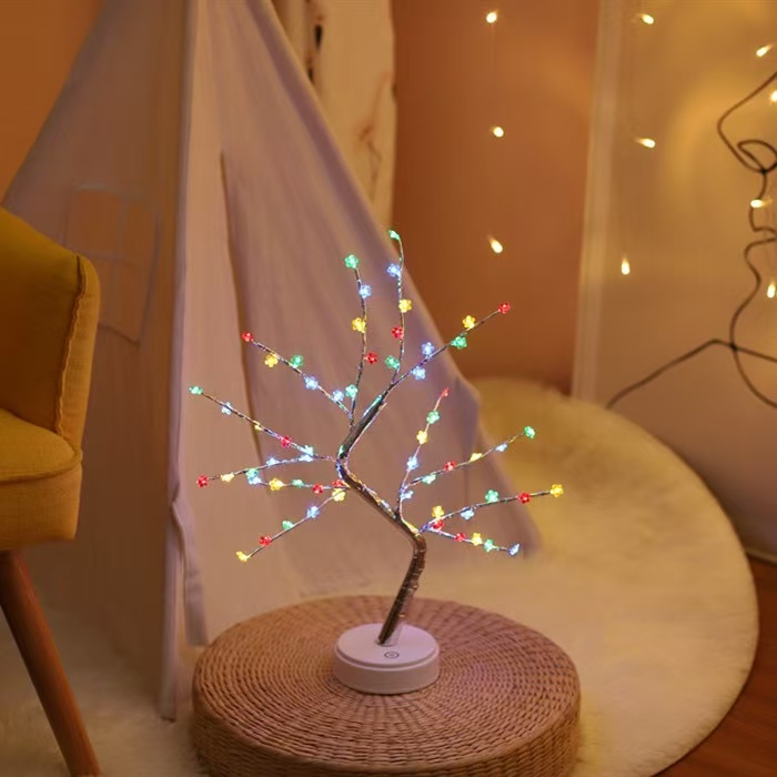 Duckkoko Cross-border hot Christmas lights led firefly tree lights full of stars birthday gift decorative lights - Image 13