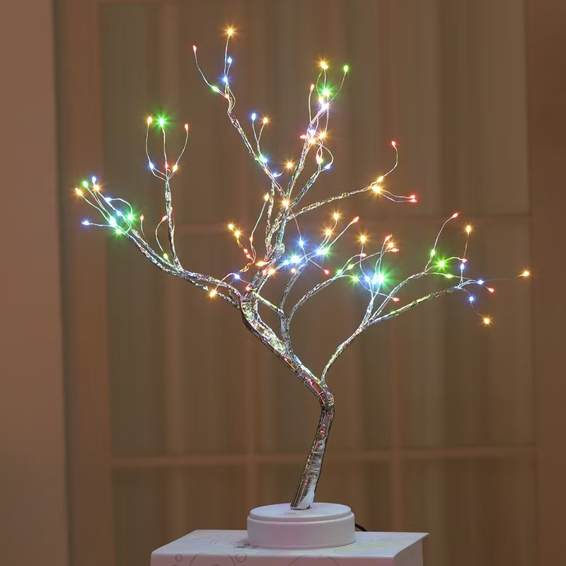 Duckkoko Cross-border hot Christmas lights led firefly tree lights full of stars birthday gift decorative lights - Image 16