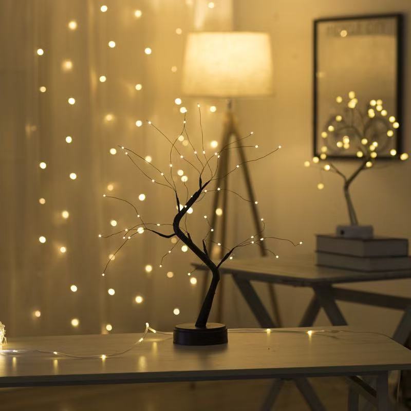 Duckkoko Cross-border hot Christmas lights led firefly tree lights full of stars birthday gift decorative lights - Image 4