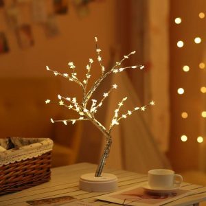 Duckkoko Cross-border hot Christmas lights led firefly tree lights full of stars birthday gift decorative lights