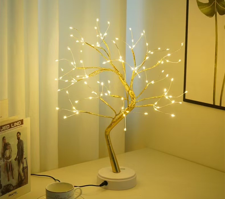 Duckkoko Cross-border hot Christmas lights led firefly tree lights full of stars birthday gift decorative lights - Image 7