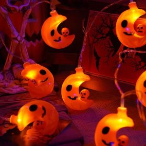 DUCKKOKO’s new Halloween LED light string, pumpkin mummy festival decorative atmosphere light, outdoor courtyard scene arrangement light